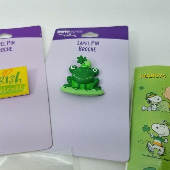 Hallmark St Patricks Pin Snoopy Stickers - Picture 8 of 8